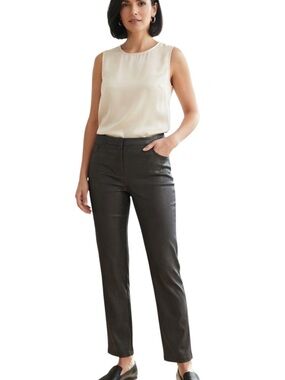 Promod women’s suede glitter pant size 8 in excellent condition